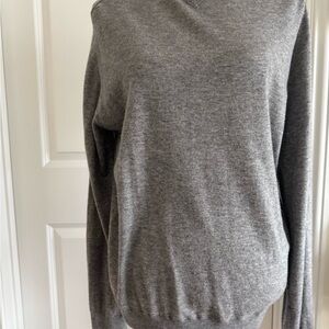 Massimo Dutti Charcoal Crew Neck Sweater